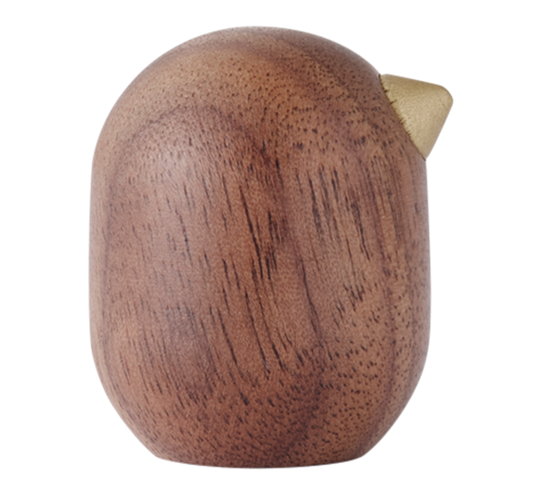 Little bird 3 cm walnut fra Normann Copenhagen