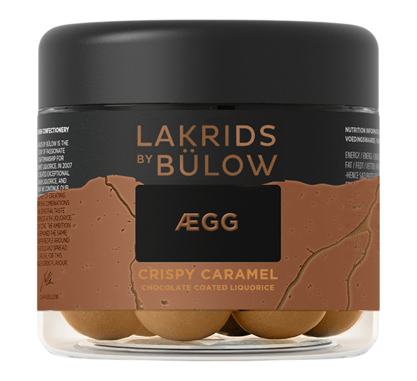 Ægg Crispy Caramel lakris liten 115g fra Lakrids By Johan Bülow