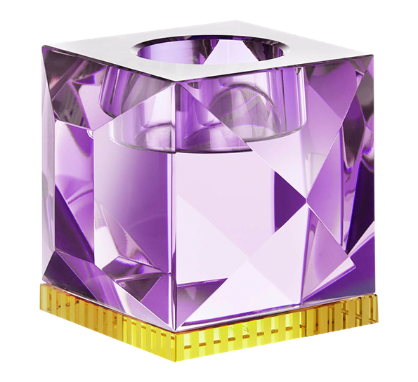 Ophelia telysestake lilla gul fra Reflections Copenhagen