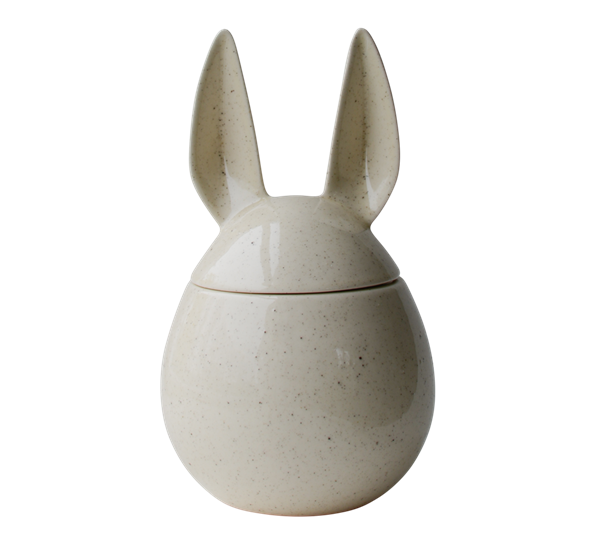 Eating Rabbit krukke vanilje 11,5cm h20cm fra DBKD