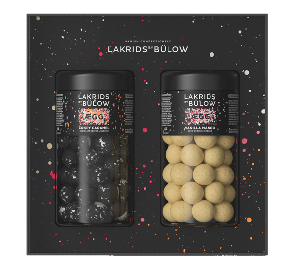 Ægg Black Box lakris 2 x standard 590g fra Lakrids By Johan Bülow