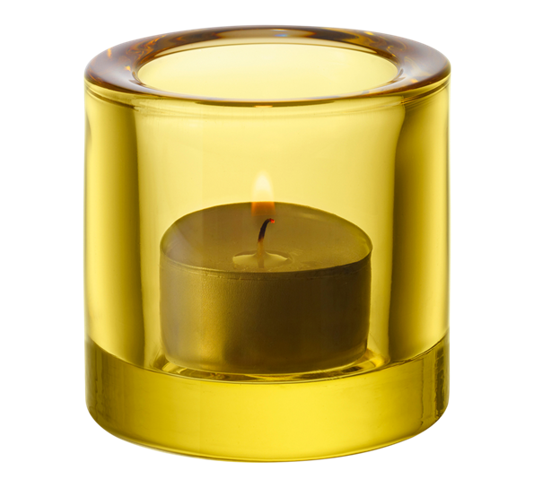 Kivi lyslykt sitrongul fra Iittala