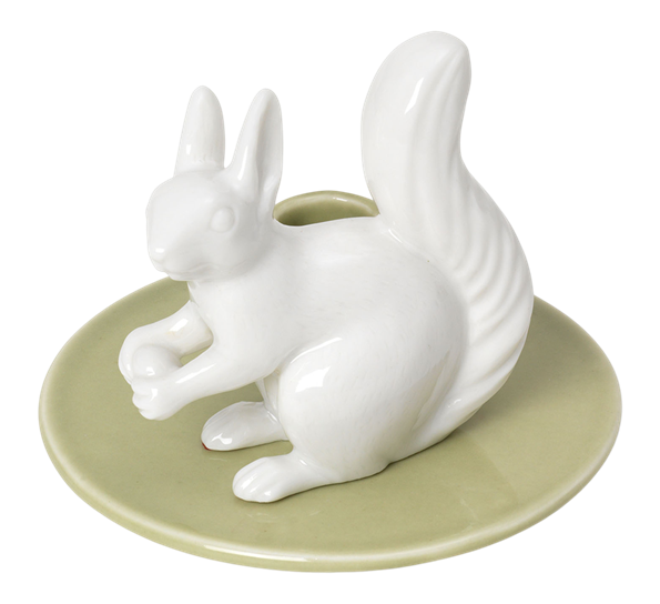 Sweet Stories lysestake ekorn h6,7 cm wasabi fra Dottir