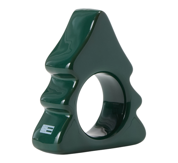 Serviettring juletre grønn Lexington