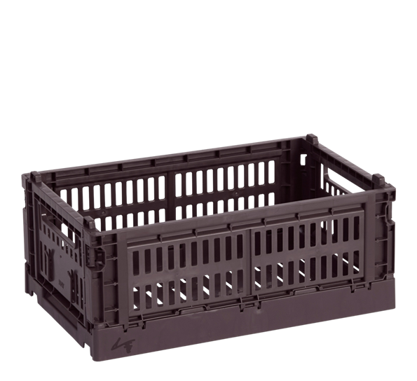 Colour Crate 17x26,5x10,5 cm bordeaux oppbevaringskasse fra HAY