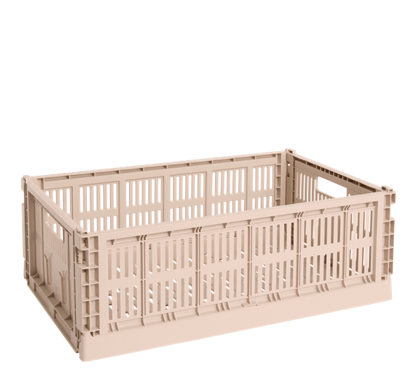 Colour Crate 34,5x53x18,5 cm powder oppbevaringskasse fra HAY