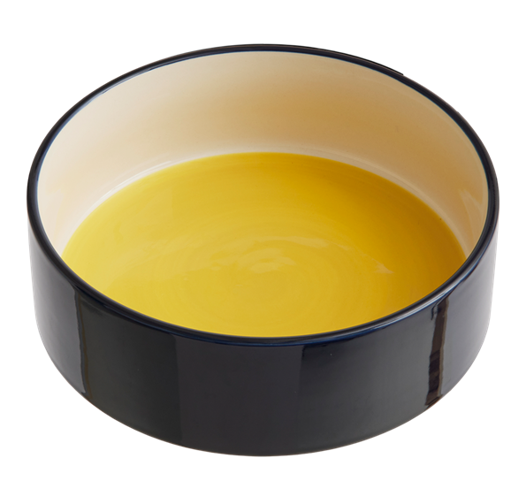 HAY Dogs hundeskål ø20,8 cm gul blå fra HAY