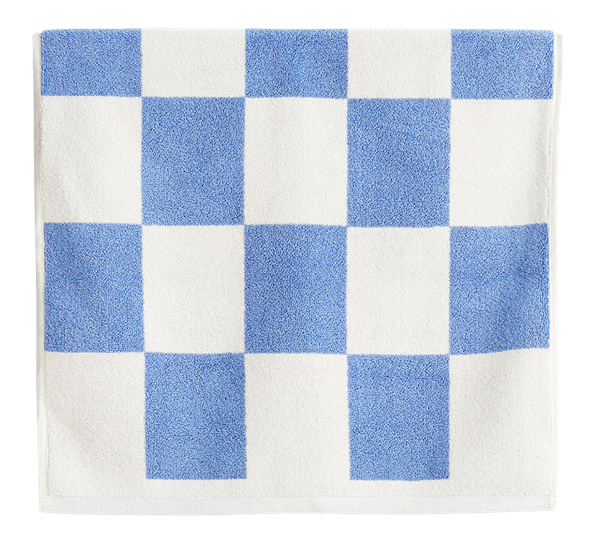 Check badematte 50x90 cm blå fra HAY