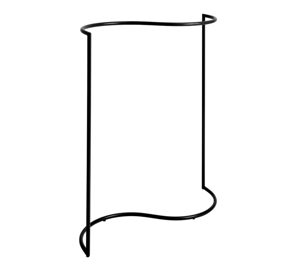 Colour rack klesstativ S-formet sort fra HAY