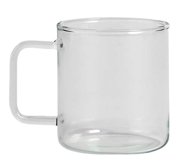 Glass kaffekopp M klar fra HAY