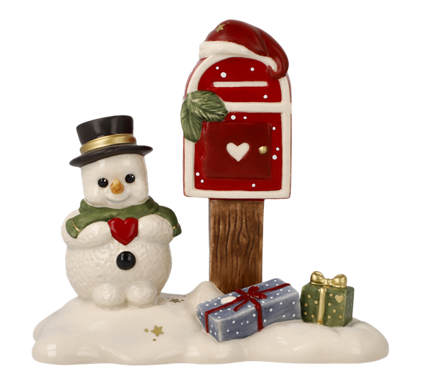 Snømann Christmas Mail 10,5 cm Goebel