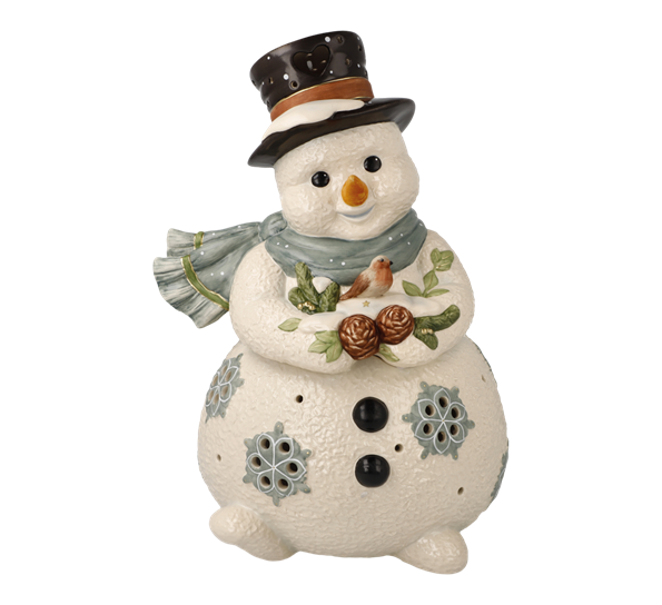 <p>Snømann telyslykt Winter Dreams 26,5 cm Goebel</p>

