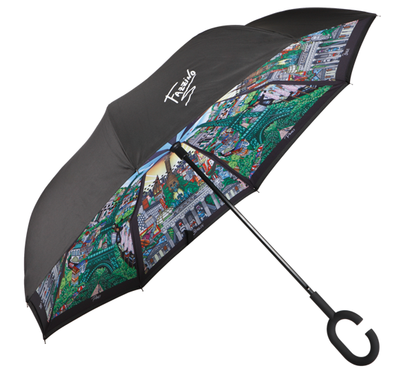 Paraply Charles Fazzino Berlin-Paris Ø108 cm fra Goebel