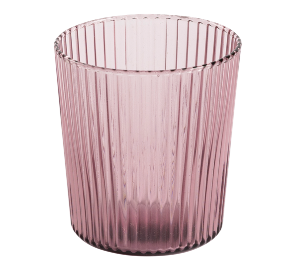 Broome drikkeglass 23cl mørkerosa Paveau