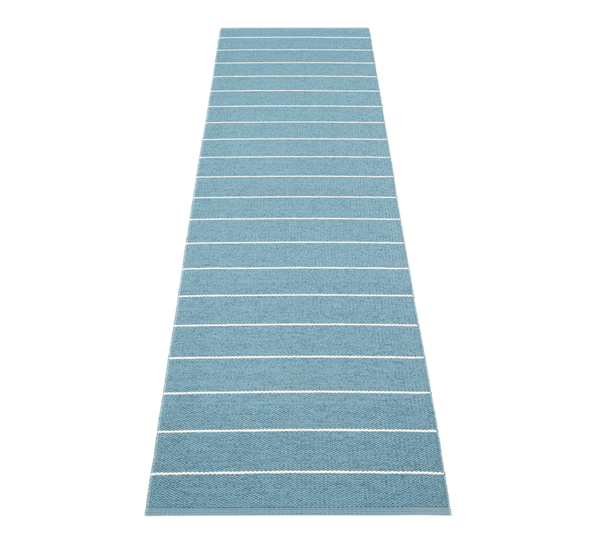 Carl matte blue fog 70x350 cm fra Pappelina