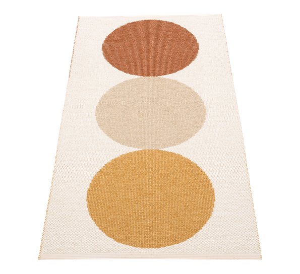 Otto matte harvest vanilje 70x140 cm fra Pappelina