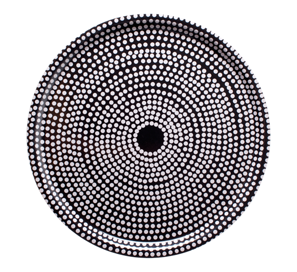 Fokus brett 46 cm sort fra Marimekko