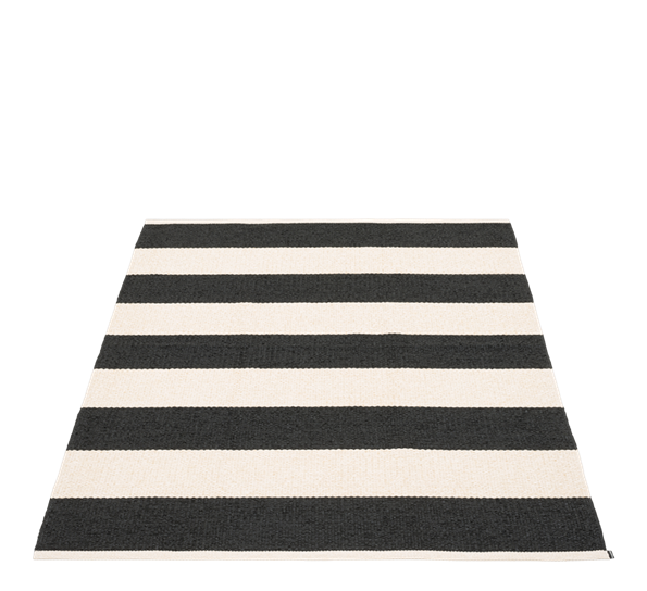 Bob matte sort vanilje 140x180 cm fra Pappelina