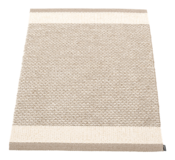 Edit matte mud vanilje lin metallic 230x320 cm fra Pappelina