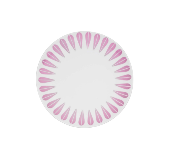 Lotus asjett 21 cm rosa fra Lucie Kaas