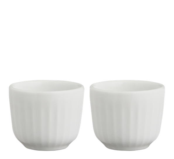 Hammershøi eggeglass hvit 2pk fra Kähler