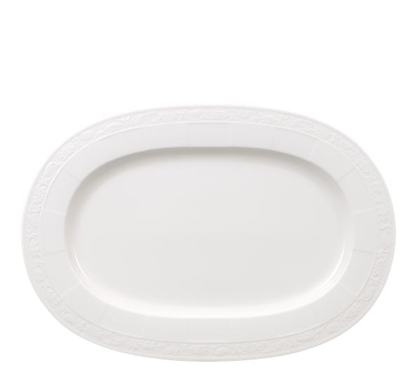 White Pearl fat ovalt 41 cm fra Villeroy & Boch