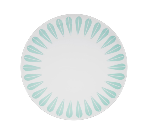 Lotus tallerken flat 28 cm mintgrønn fra Lucie Kaas