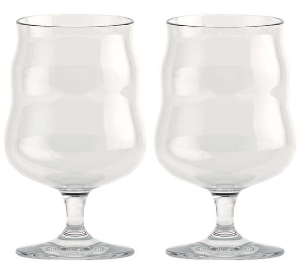 Mikkeller universal ølglass 40 cl klar 2-pk fra Holmegaard