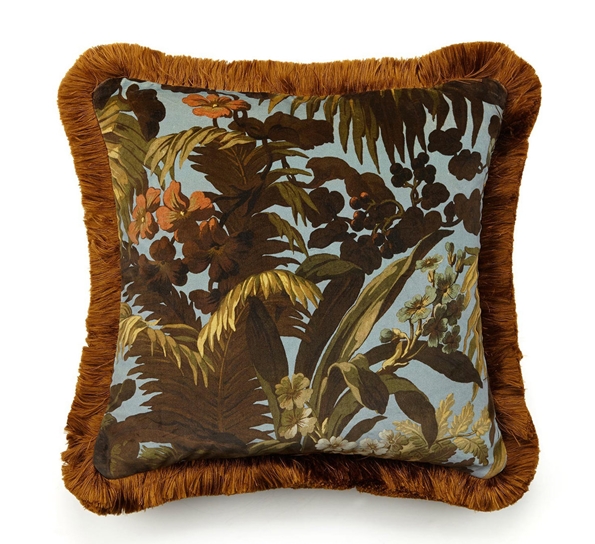 Limerence fløyelspute 45x45 cm sky