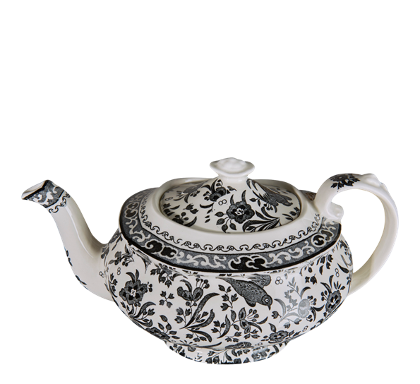 Black Regal Peacock tekanne 5 kp fra Burleigh