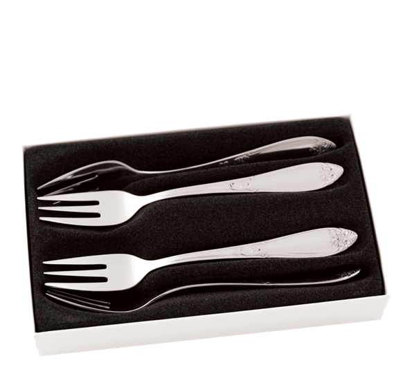 Nina suppleringssett kakegaffel 4 pk fra Hardanger Bestikk