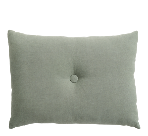 Dot linen pute pine green fra HAY