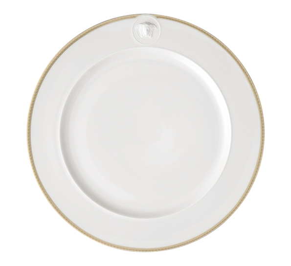 Meandre d`Or tallerken flat 27 cm fra Versace