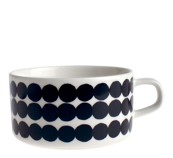 Siirtolapuutarha tekopp sorte prikker fra Marimekko