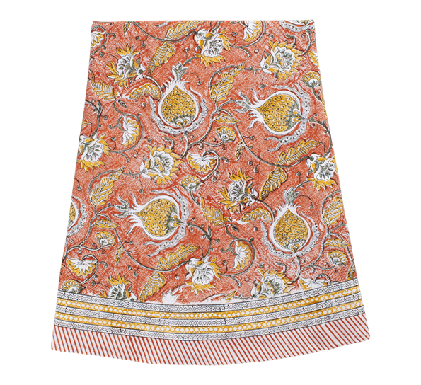 Pomegranate duk oransje Ø220cm fra Chamois