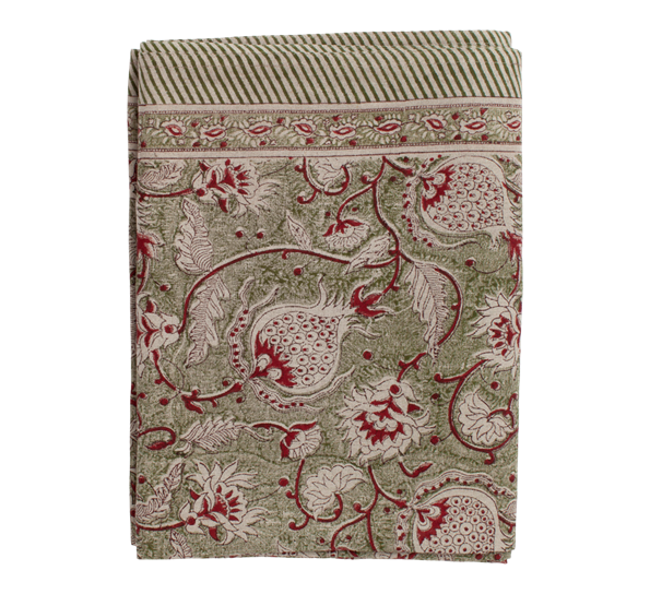 Pomegranate linduk grønn 150x350cm fra Chamois