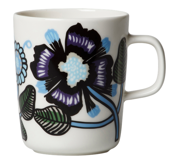 Tiara krus 2,5 dl blå fra Marimekko