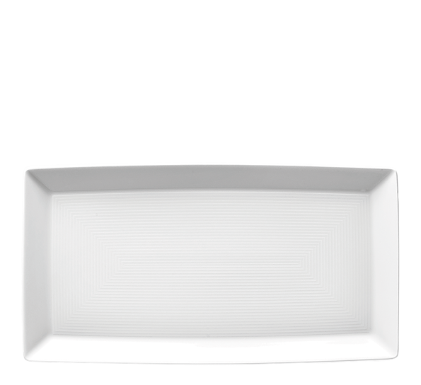 Loft Hvit fat 28x15 cm fra Thomas