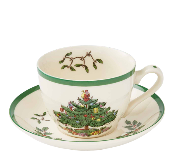 Christmas Tree tekopp over under fra Spode