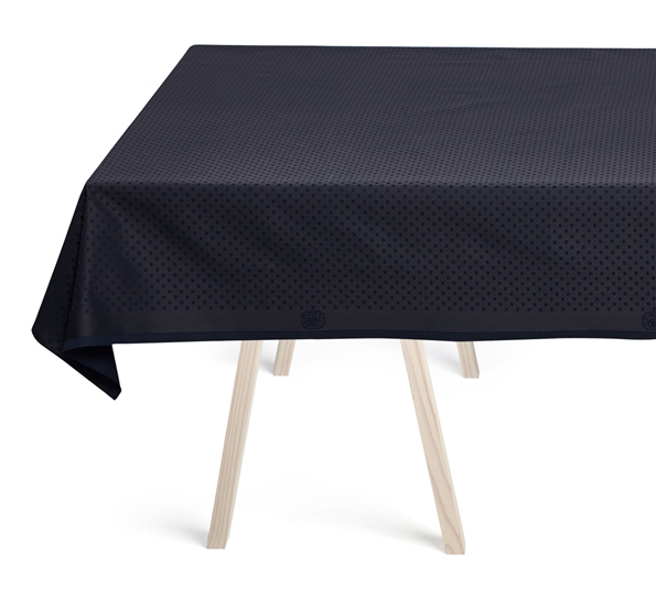 Snowflakes Dark Blue duk 140X240 cm fra Georg Jensen Damask