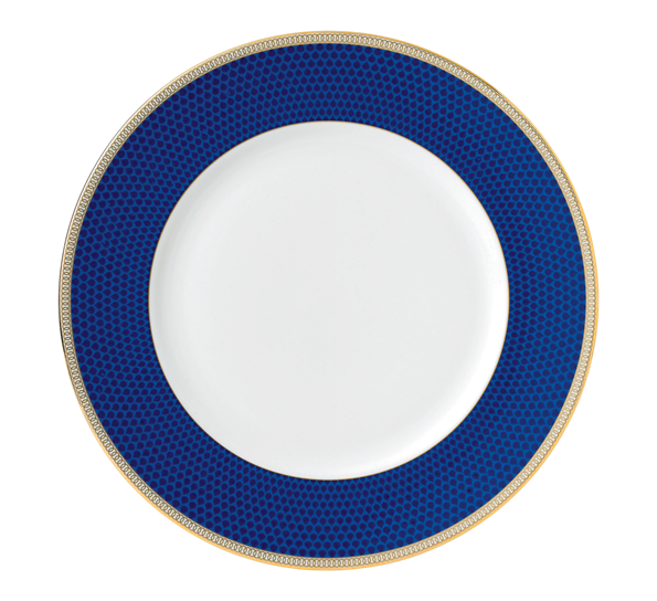 Hibiscus tallerken flat blå 27 cm fra Wedgwood