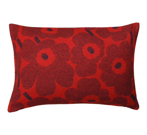 Unikko putetrekk rød burgunder 40x60 cm fra Marimekko