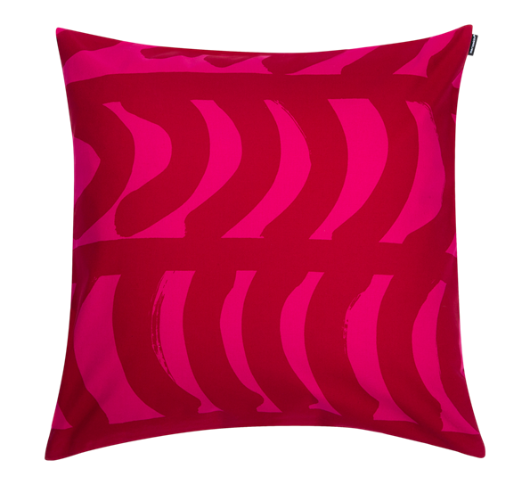 Rautasänky putetrekk 50x50 cm rosa rød fra Marimekko