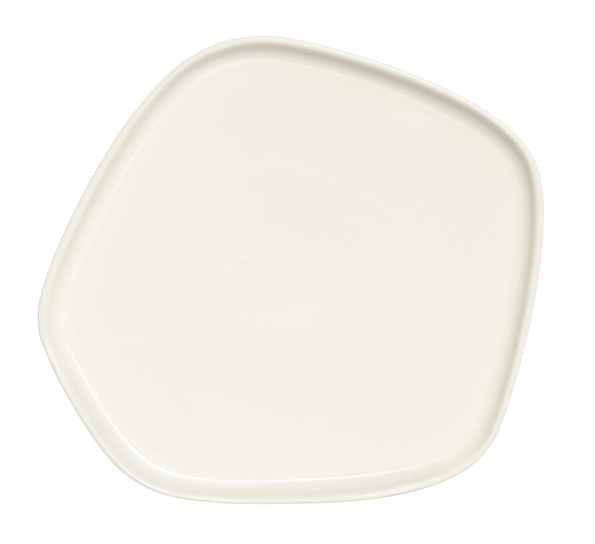 I X I tallerken 21X20cm Hvit Issey Myiake fra Iittala