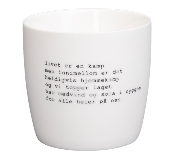 Krus Hjemmekamp 30cl hvit fra Sögne Home