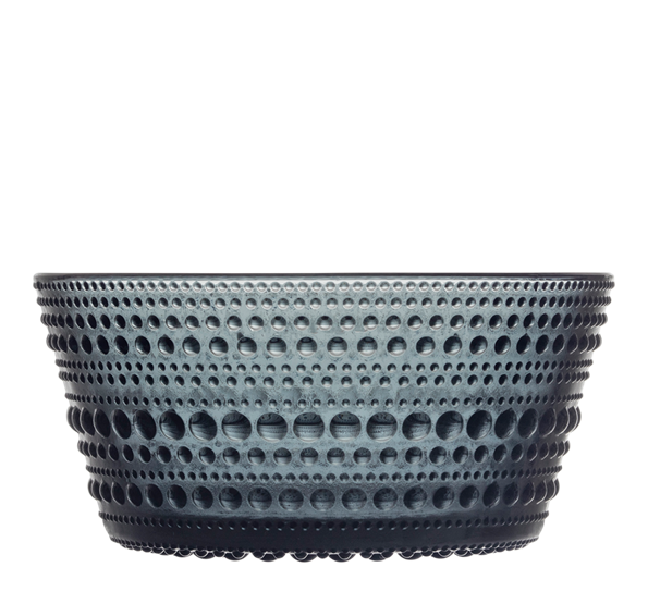 Kastehelmi mørk grå dessertskål glass 23 cl fra Iittala