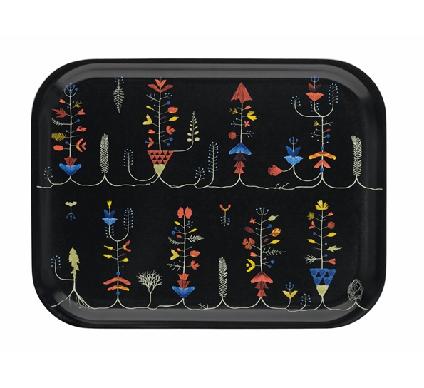 Sarjaton Brett Varpu Svart 36X28cm fra Iittala