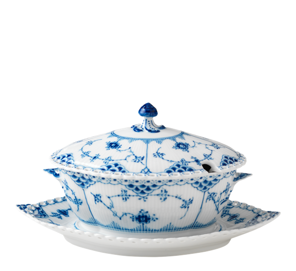 Musselmalt Helblonde sausnebb på fot 40 cl fra Royal Copenhagen