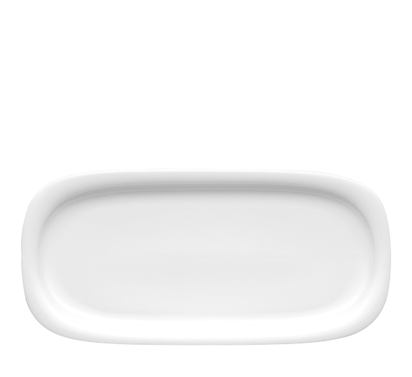 Suomi Hvit kakefat 36x17 cm fra Rosenthal