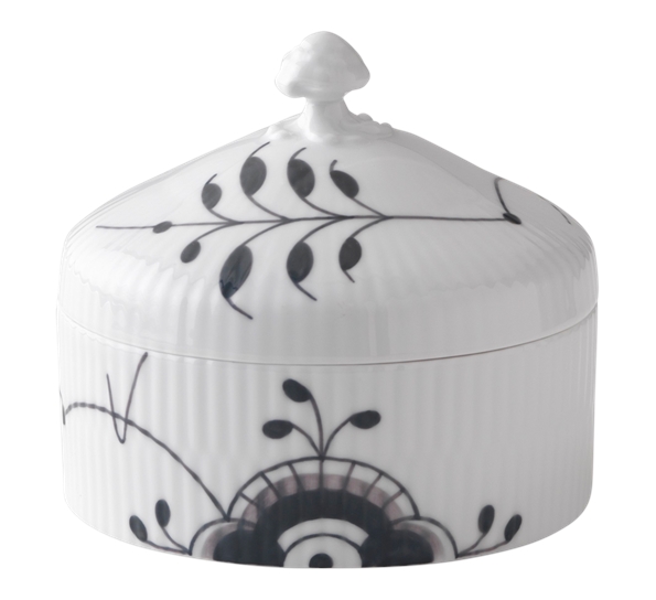 Sort Mega Riflet bonbonniere 54cl fra Royal Copenhagen